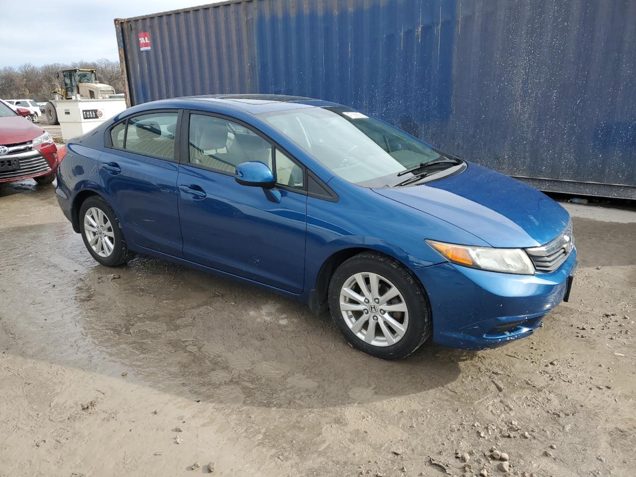 2012 Honda Civic VIN 19XFB2F8XCE021009 Copart auction photo, front end damage thumbnail 4