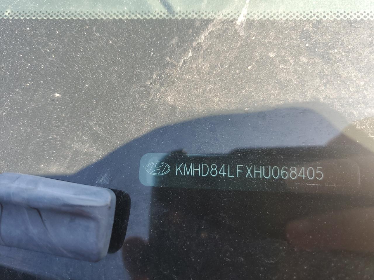 2017 Hyundai Elantra VIN KMHD84LFXHU068405 Copart auction photo, side damage thumbnail 14