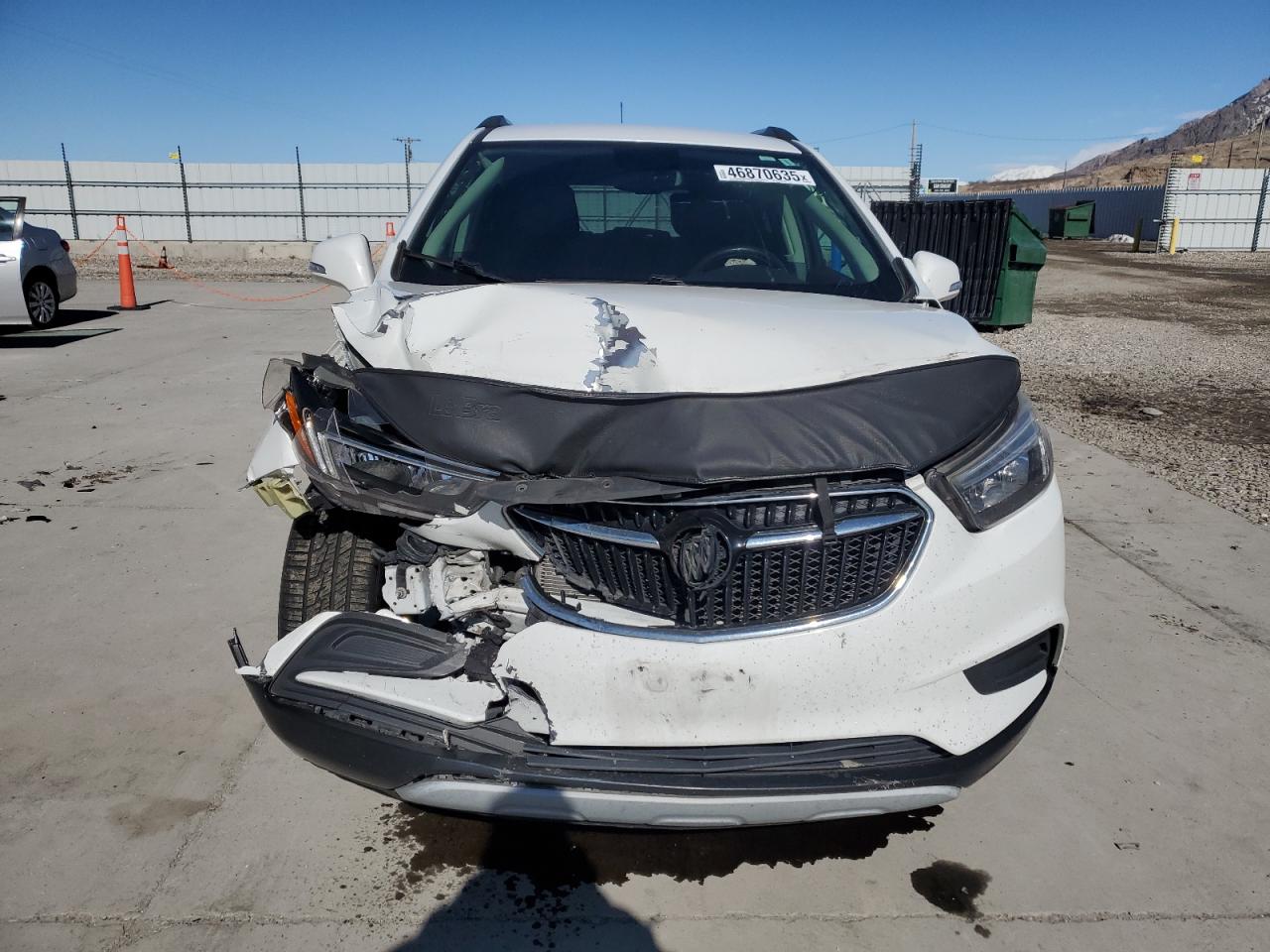2019 Buick Encore VIN KL4CJASB6KB843409 Copart auction photo, front end / side damage thumbnail 5