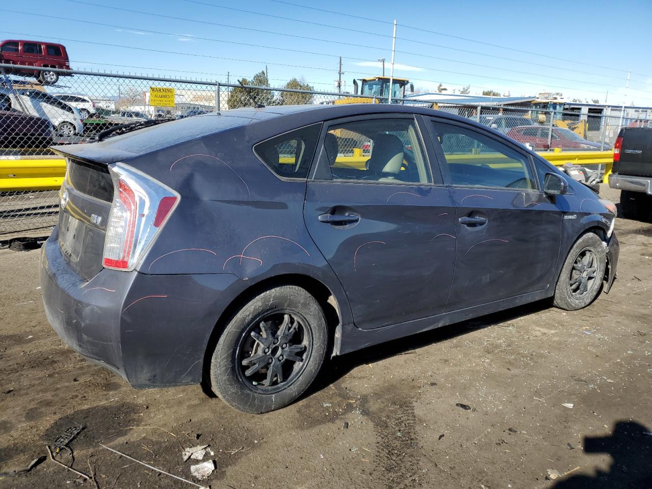 2012 Toyota Prius VIN JTDKN3DU9C5390256 Copart auction photo, front end damage thumbnail 3
