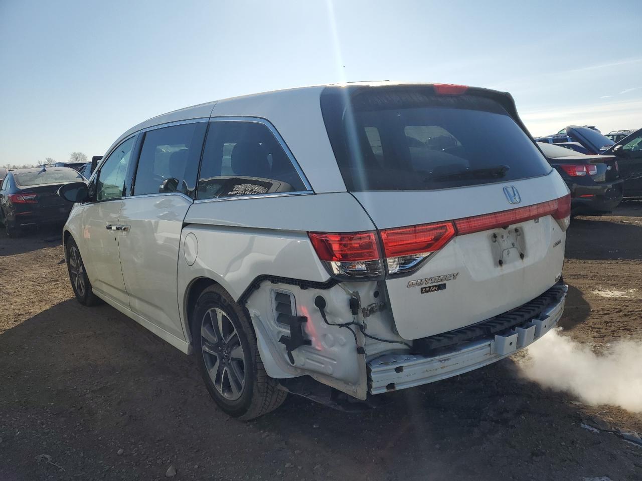 2014 Honda Odyssey VIN 5FNRL5H92EB007815 Copart auction photo, rear end damage thumbnail 2