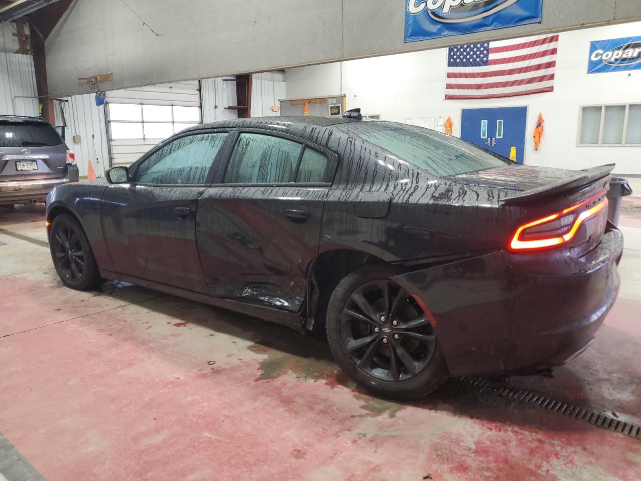2020 Dodge Charger VIN 2C3CDXJG9LH229903 Copart auction photo, side / front end damage thumbnail 2