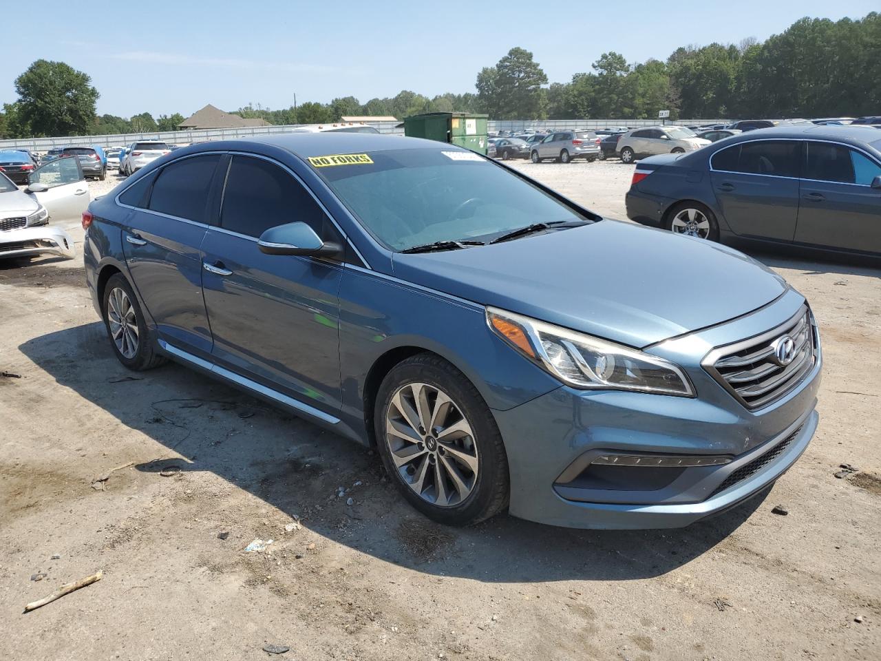 2016 Hyundai Sonata VIN 5NPE34AF1GH274327 Copart auction photo, front end / side damage thumbnail 4