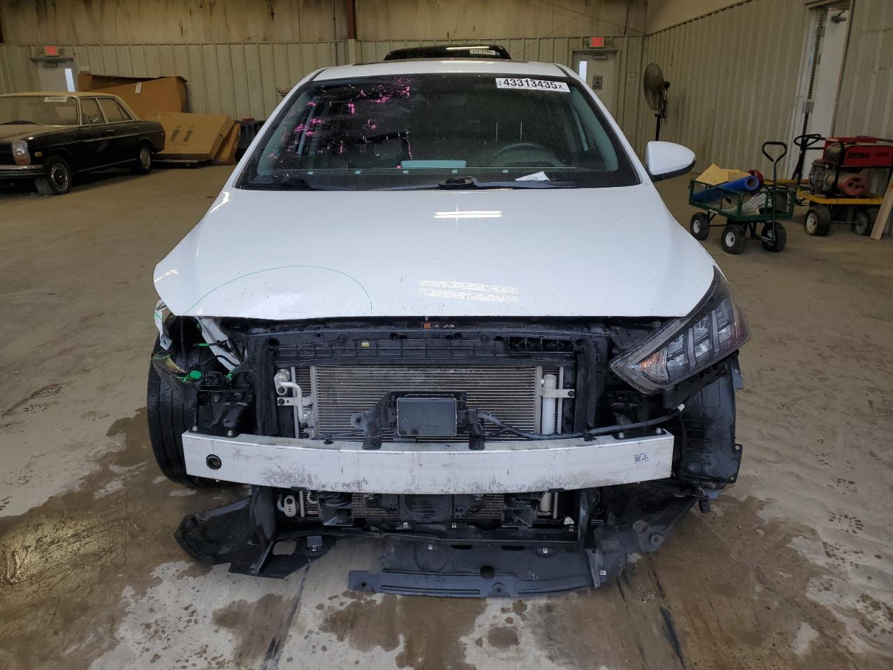 2021 Hyundai IONIQ VIN KMHC05LC2MU261415 Copart auction photo, front end / side damage thumbnail 5