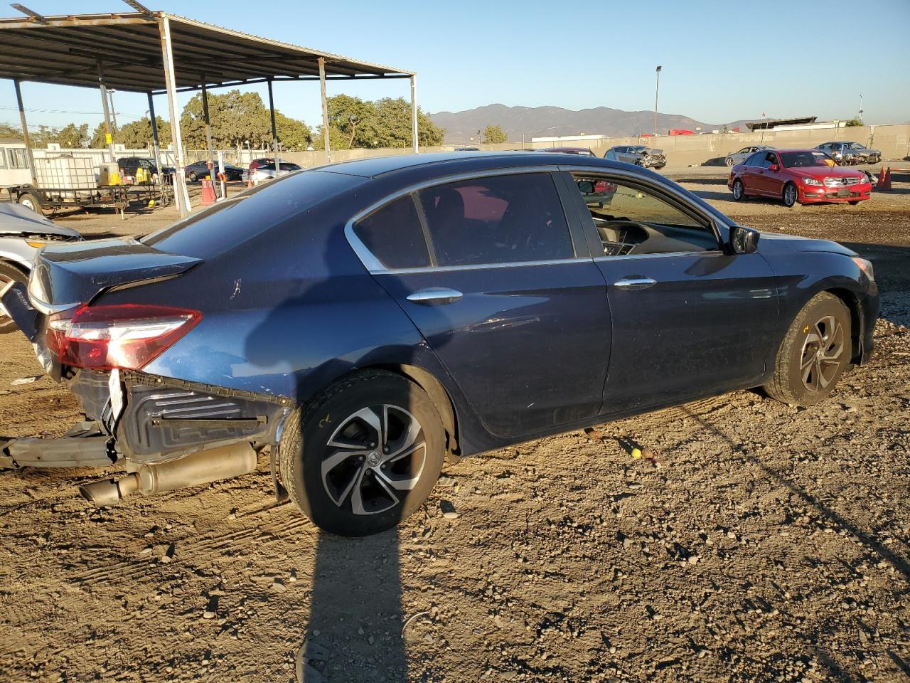 2017 Honda Accord VIN 1HGCR2F3XHA177694 Copart auction photo, rear end damage thumbnail 3