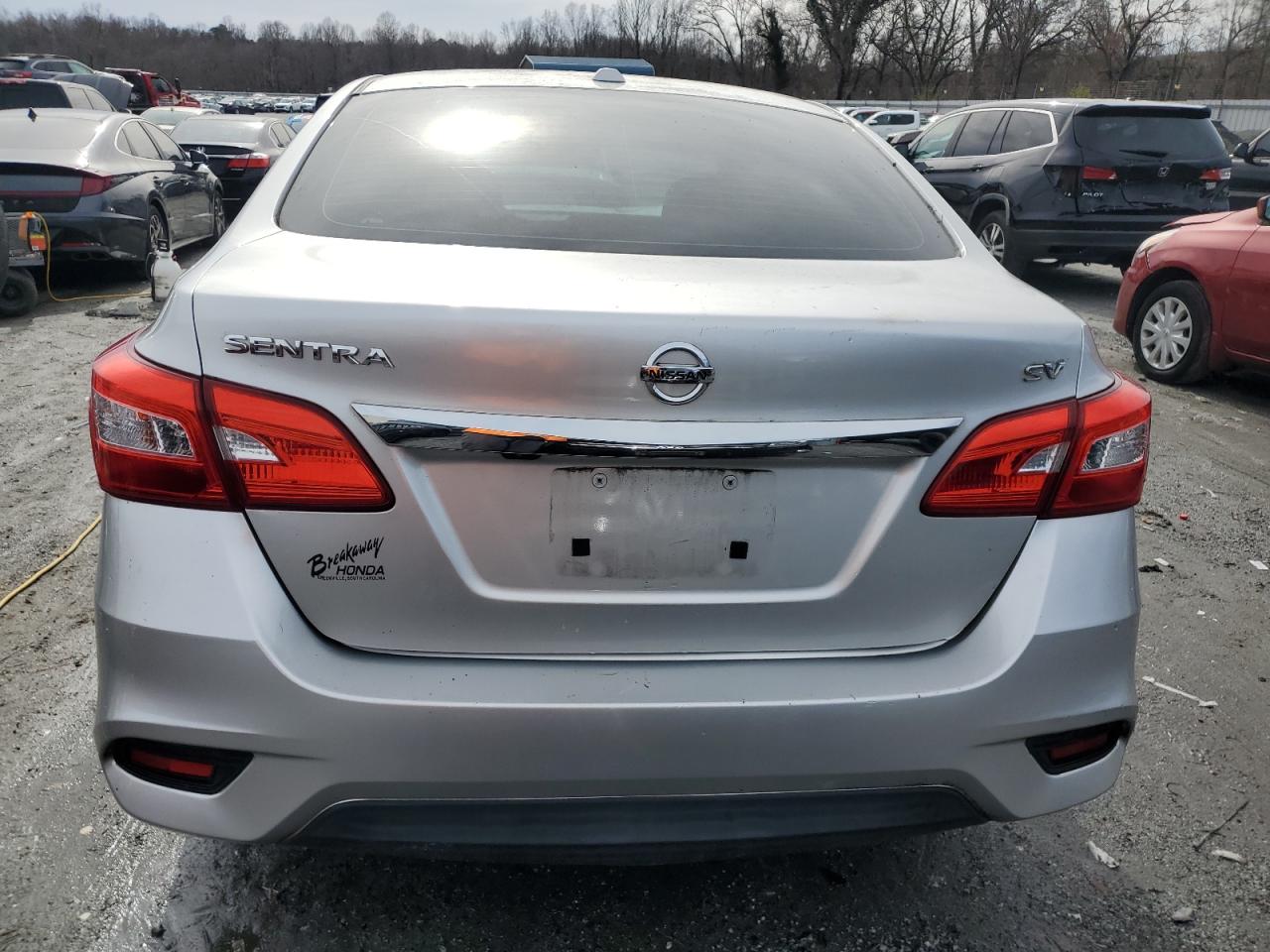2016 Nissan Sentra VIN 3N1AB7AP0GL666844 Copart auction photo, front end / side damage thumbnail 6