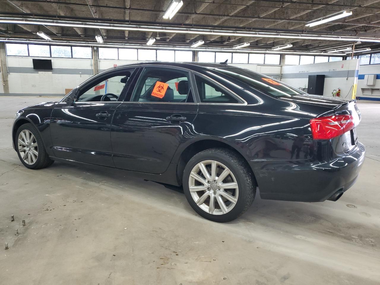 2014 Audi A6 VIN WAUFFAFC3EN123931 Copart auction photo, front end / side damage thumbnail 2