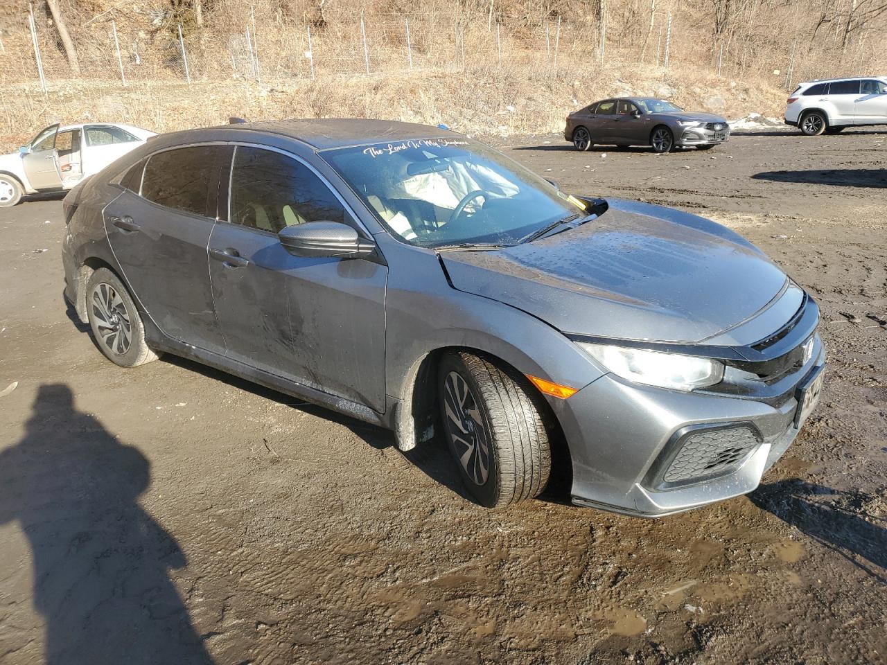 2017 Honda Civic VIN SHHFK7H36HU419607 Copart auction photo, all over / side damage thumbnail 4