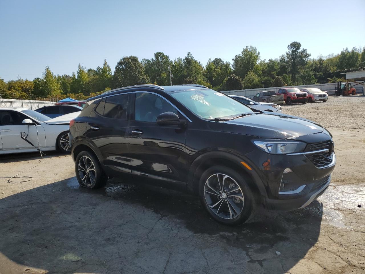 2022 Buick Encore VIN KL4MMDS2XNB073992 Copart auction photo, rear end / front end damage thumbnail 4
