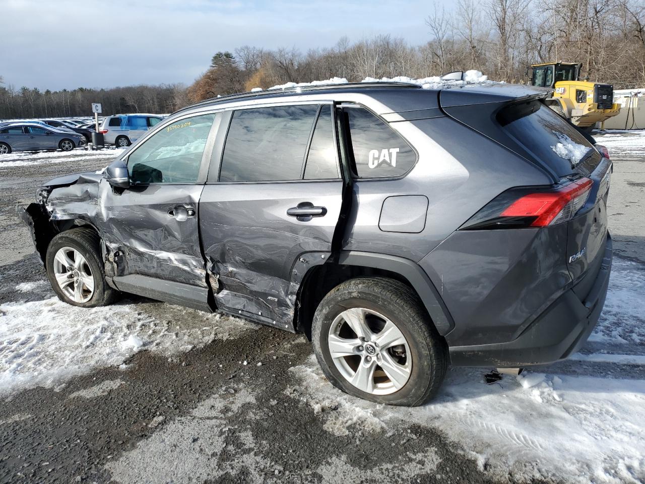 2020 Toyota RAV 4 VIN 2T3MWRFV8LW086584 Copart auction photo, undercarriage / side damage thumbnail 2