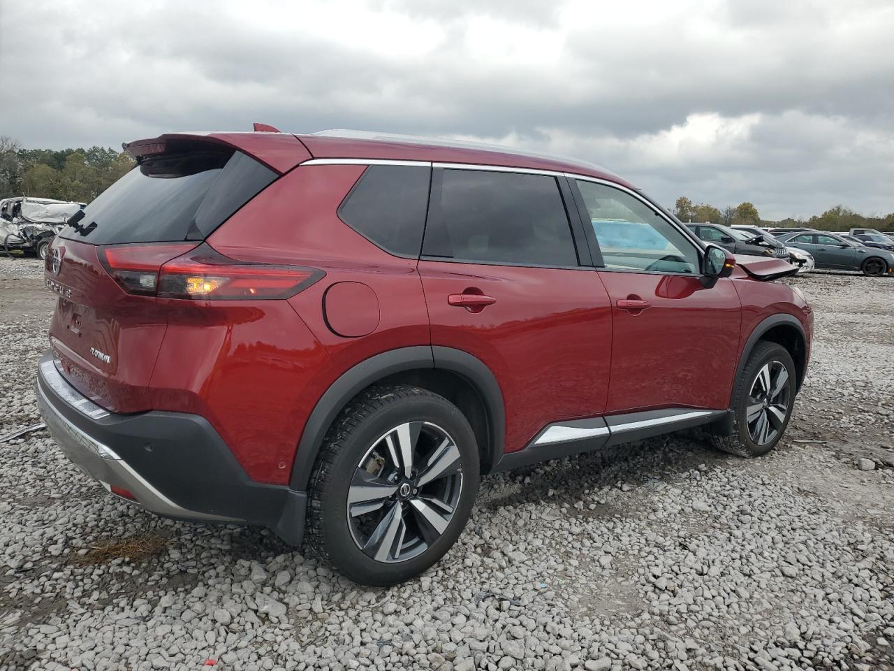 2021 Nissan Rogue VIN JN8AT3DC1MW107616 Copart auction photo, front end damage thumbnail 3
