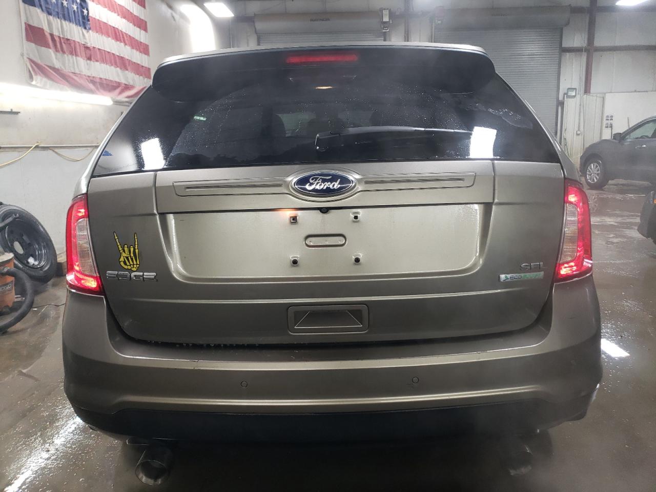 2013 Ford Edge VIN 2FMDK3J98DBB24608 Copart auction photo, front end / side damage thumbnail 6