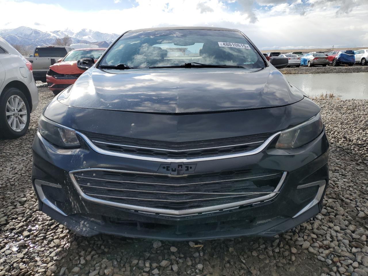 2017 Chevrolet Malibu VIN 1G1ZB5ST0HF152030 Copart auction photo, top/roof / front end damage thumbnail 5