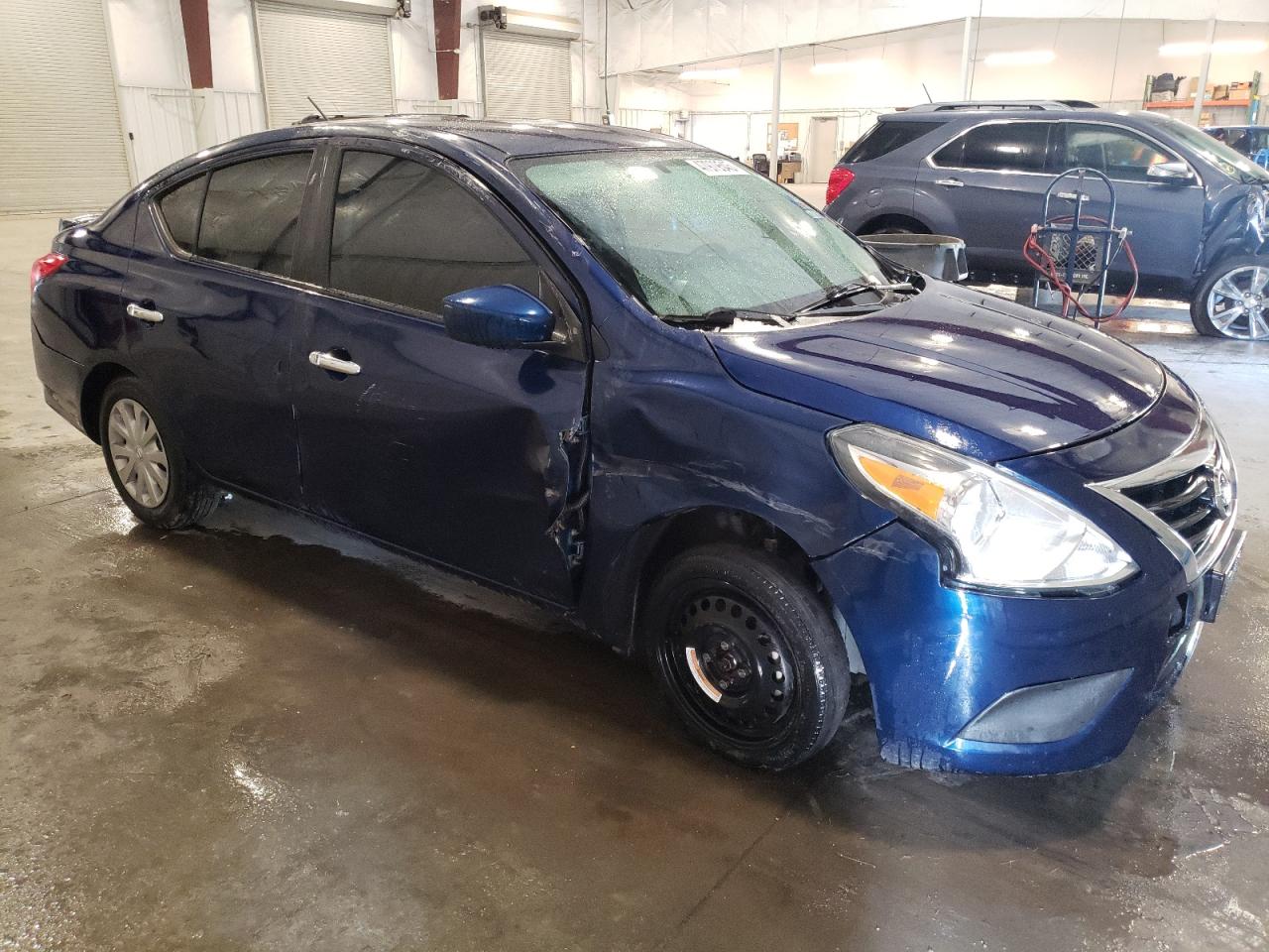 2018 Nissan Versa VIN 3N1CN7AP5JL872250 Copart auction photo, side / front end damage thumbnail 4