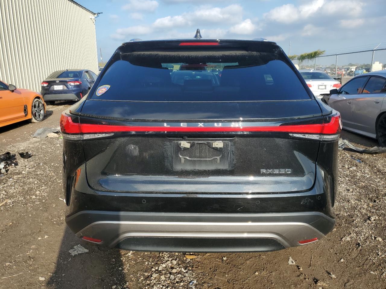 2023 Lexus RX VIN 2T2BAMBA6PC013494 Copart auction photo, undercarriage / front end damage thumbnail 6