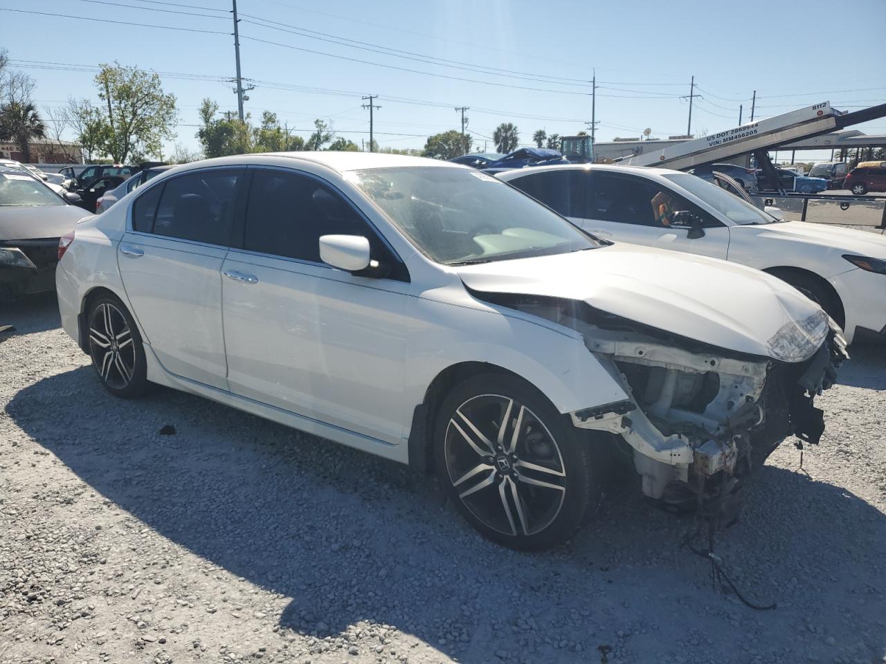 2016 Honda Accord VIN 1HGCR2F59GA083192 Copart auction photo, front end damage thumbnail 4