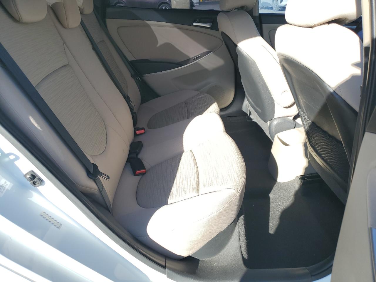 2017 Hyundai Accent VIN KMHCT4AE4HU343187 Copart auction photo, rear end damage thumbnail 10