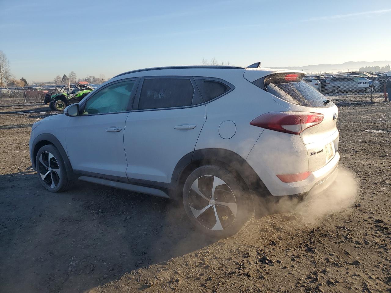 2017 Hyundai Tucson VIN KM8J3CA20HU513567 Copart auction photo, front end / undercarriage damage thumbnail 2