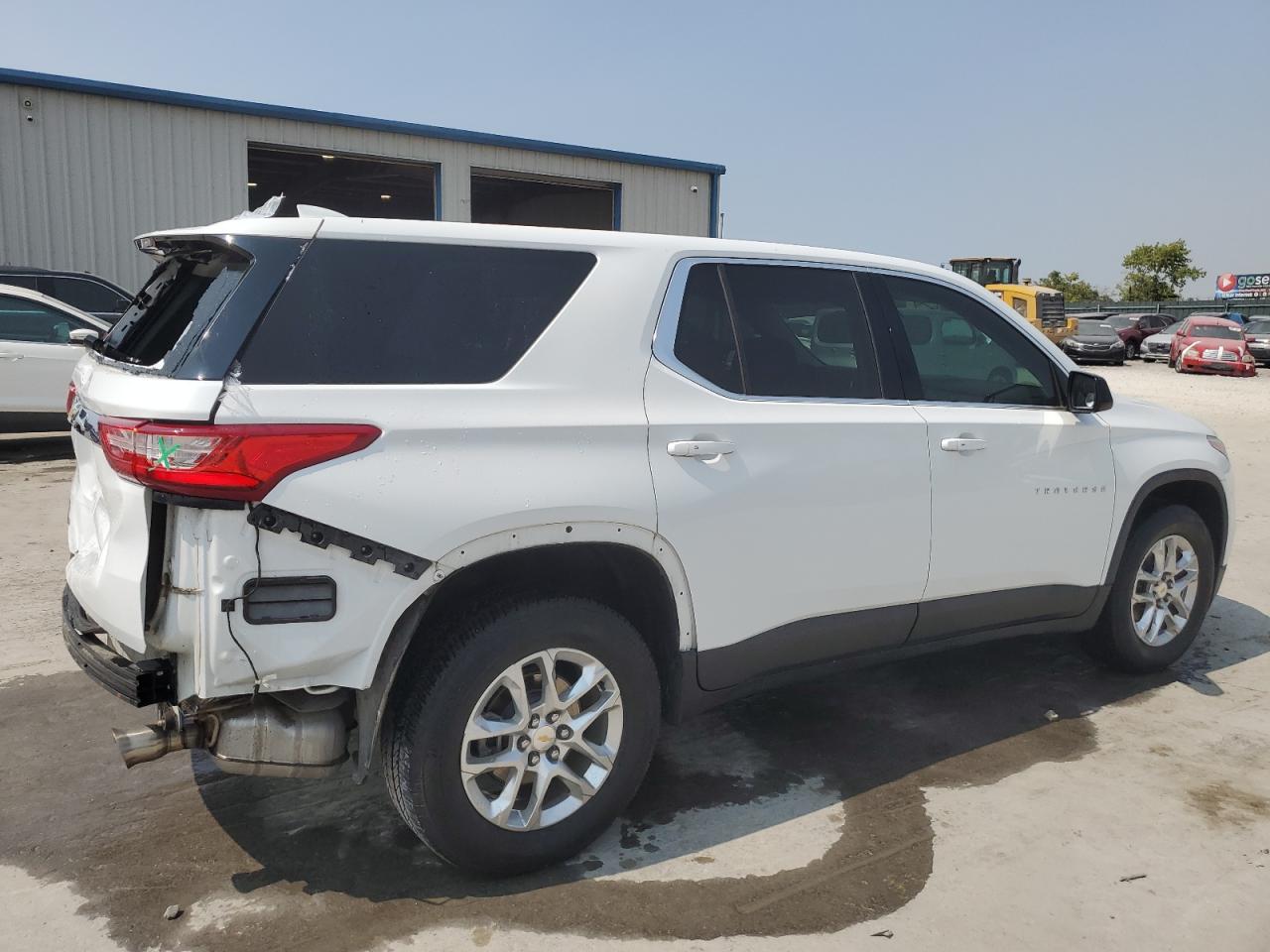 2020 Chevrolet Traverse VIN 1GNERFKW7LJ222752 Copart auction photo, all over damage thumbnail 3