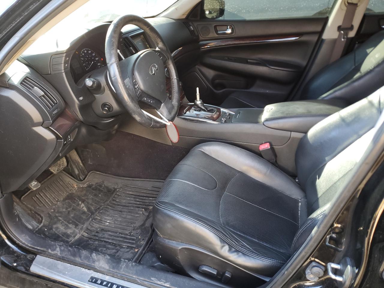 2012 Infiniti G VIN JN1CV6AR1CM975914 Copart auction photo, front end damage thumbnail 7