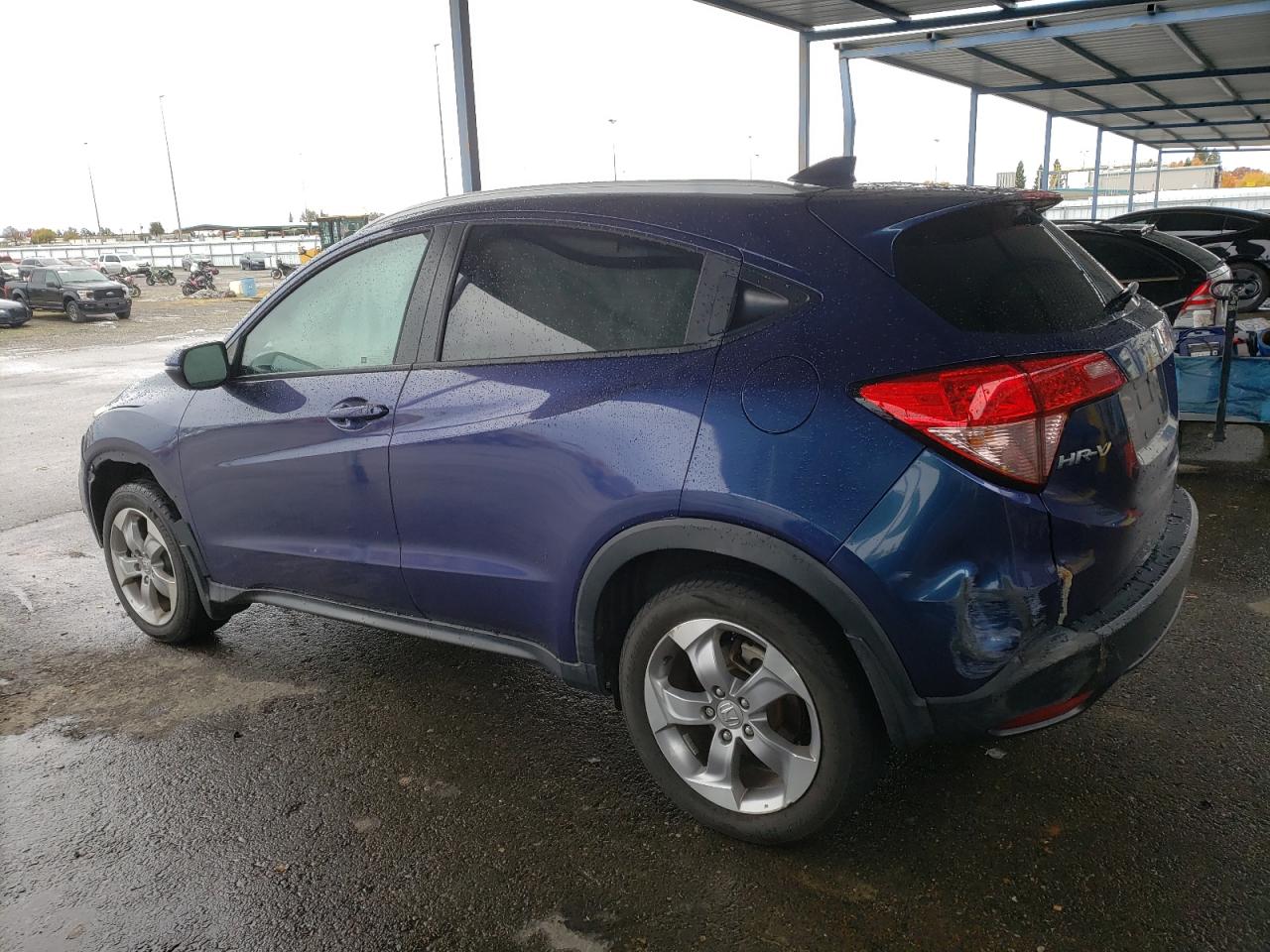 2017 Honda HR-V VIN 3CZRU6H76HM717313 Copart auction photo, front end / rear end damage thumbnail 2
