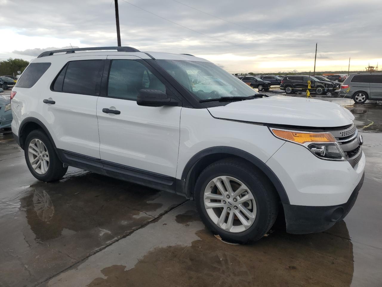 2015 Ford Explorer VIN 1FM5K7B82FGB89015 Copart auction photo, front end / rear end damage thumbnail 4