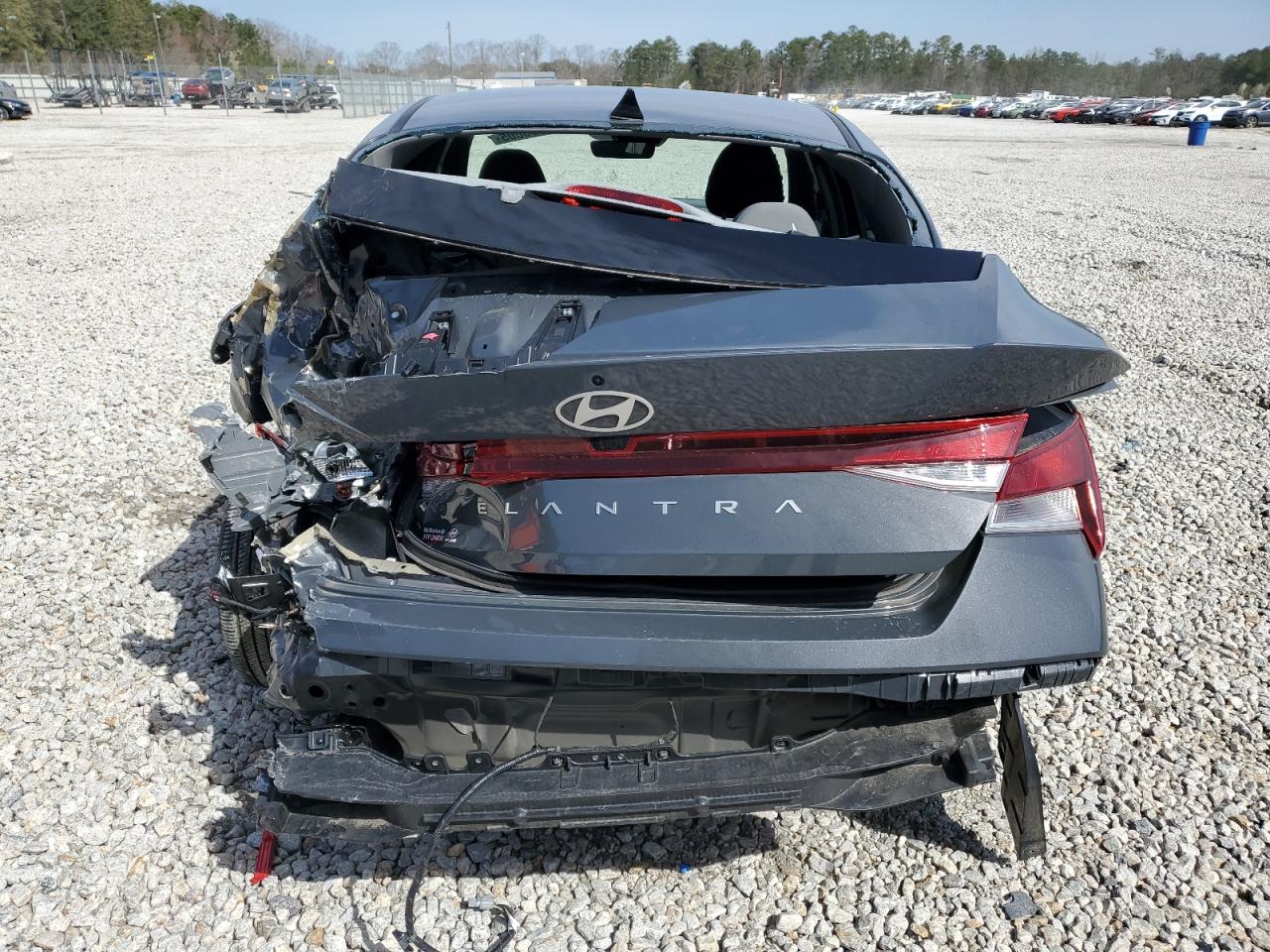 2024 Hyundai Elantra VIN KMHLM4DG1RU692982 Copart auction photo, rear end / front end damage thumbnail 6