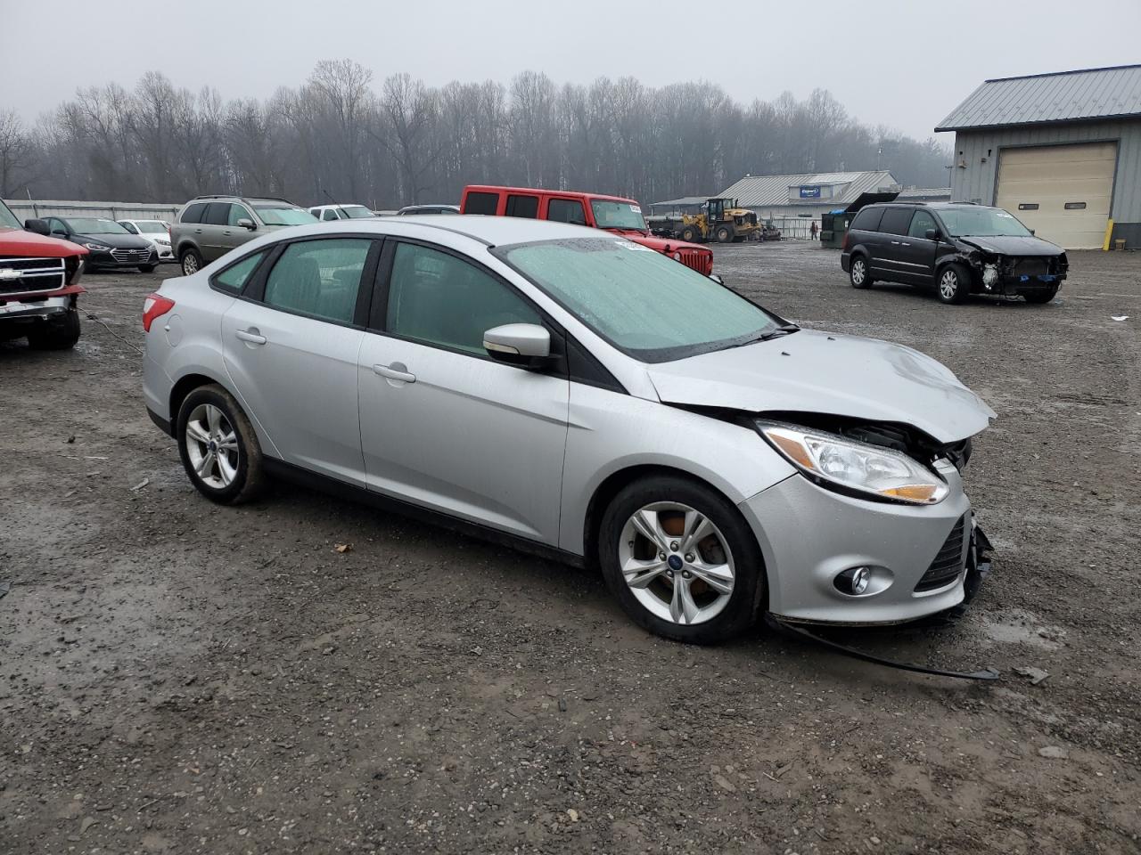 2013 Ford Focus VIN 1FADP3F23DL174291 Copart auction photo, front end damage thumbnail 4