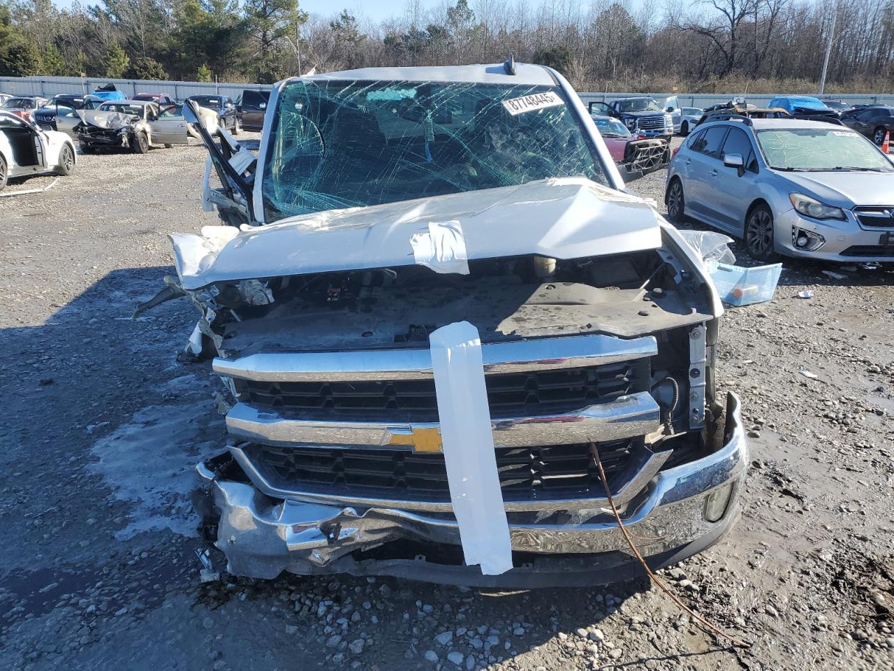 2016 Chevrolet Silverado VIN 3GCPCRECXGG348634 Copart auction photo, all over damage thumbnail 5