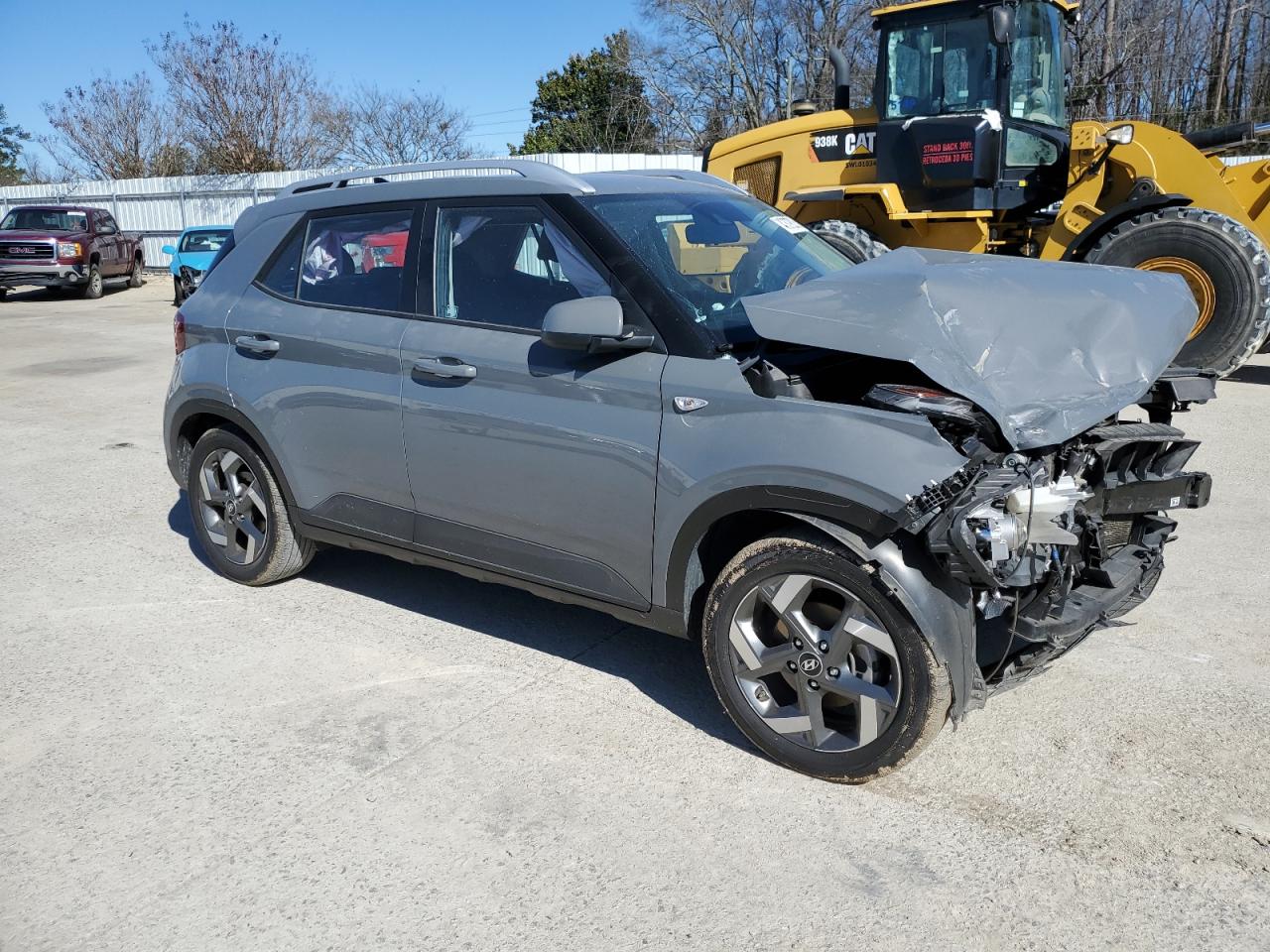 2021 Hyundai Venue VIN KMHRC8A38MU106812 Copart auction photo, front end damage thumbnail 4