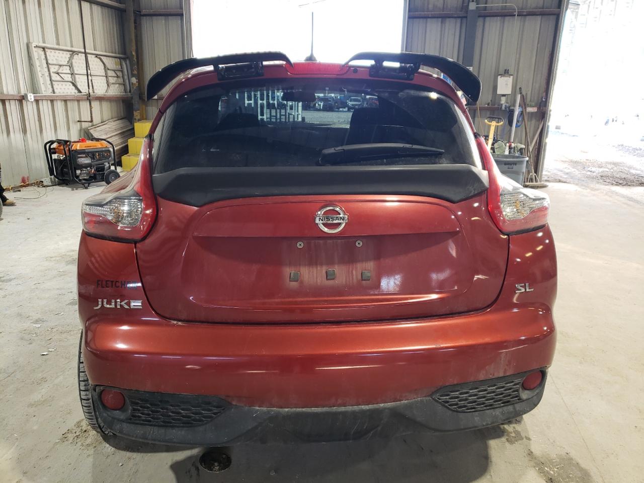 2015 Nissan Juke VIN JN8AF5MR4FT513014 Copart auction photo, all over damage thumbnail 6