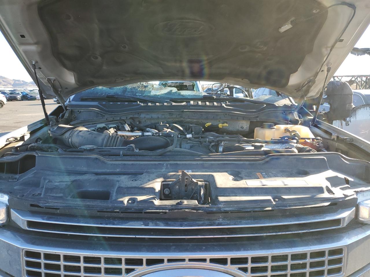 2017 Ford F350 VIN 1FT8W3BT2HEC92694 Copart auction photo, burn damage thumbnail 11