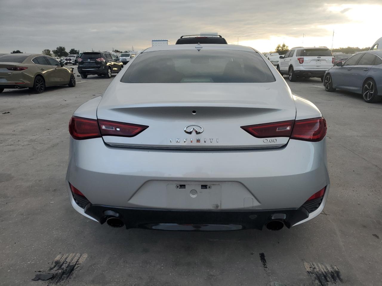 2018 Infiniti Q60 VIN JN1CV7EK0JM200407 Copart auction photo, front end damage thumbnail 6
