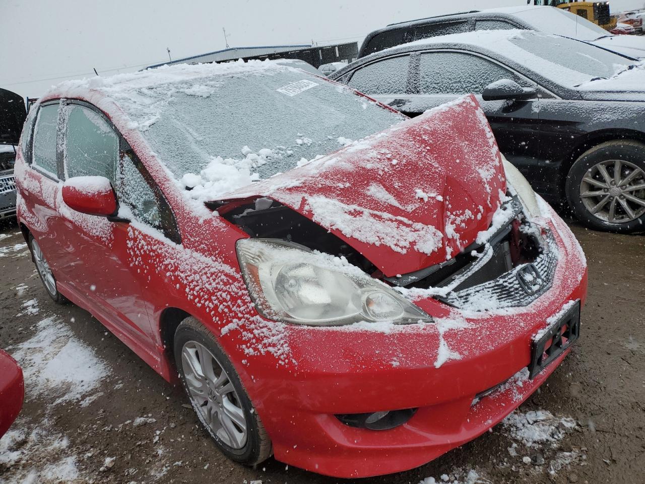 2011 Honda Fit VIN JHMGE8H55BC026690 Copart auction photo, front end damage thumbnail 4