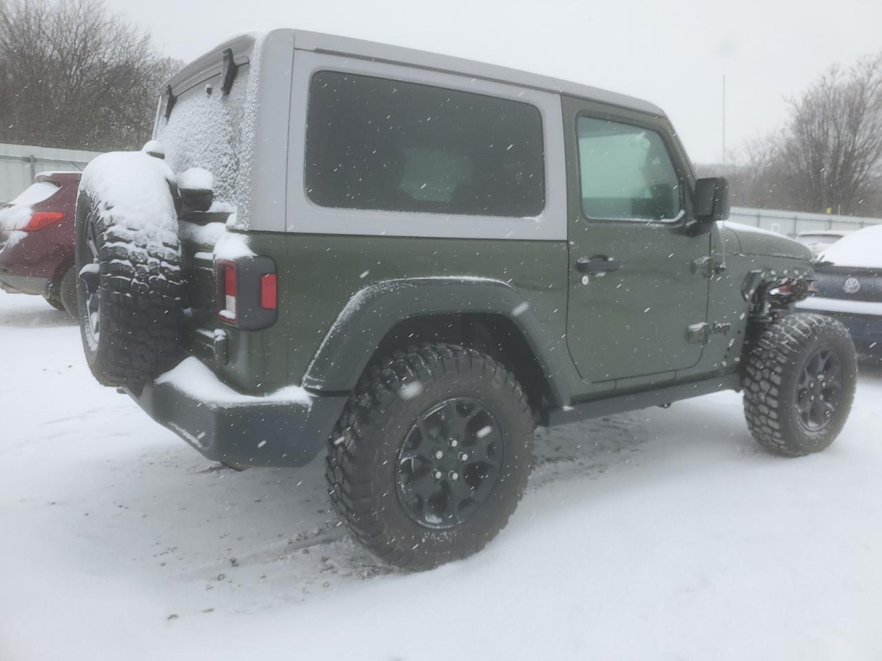 2021 Jeep Wrangler VIN 1C4GJXAN8MW856311 Copart auction photo, front end damage thumbnail 3