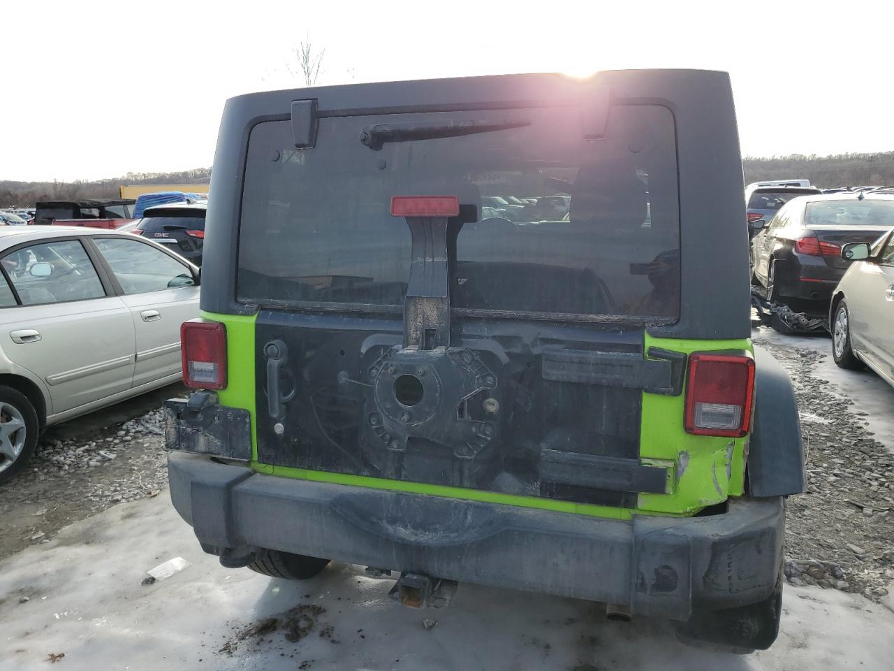 2012 Jeep Wrangler VIN 1C4HJWDG8CL277850 Copart auction photo, front end / rear end damage thumbnail 6