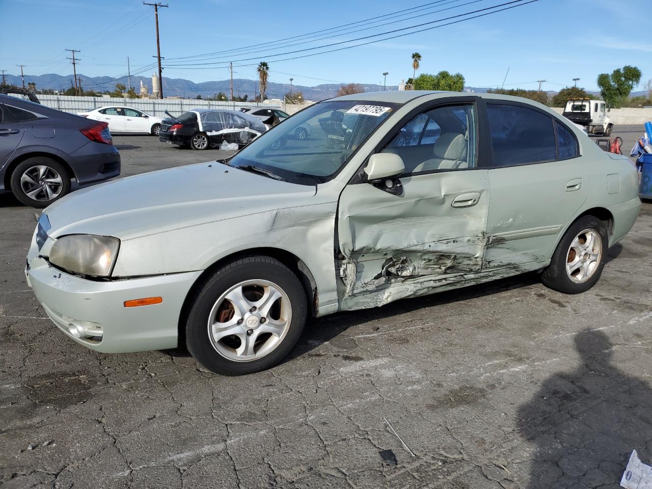 2004 Hyundai Elantra VIN KMHDN46DX4U909524