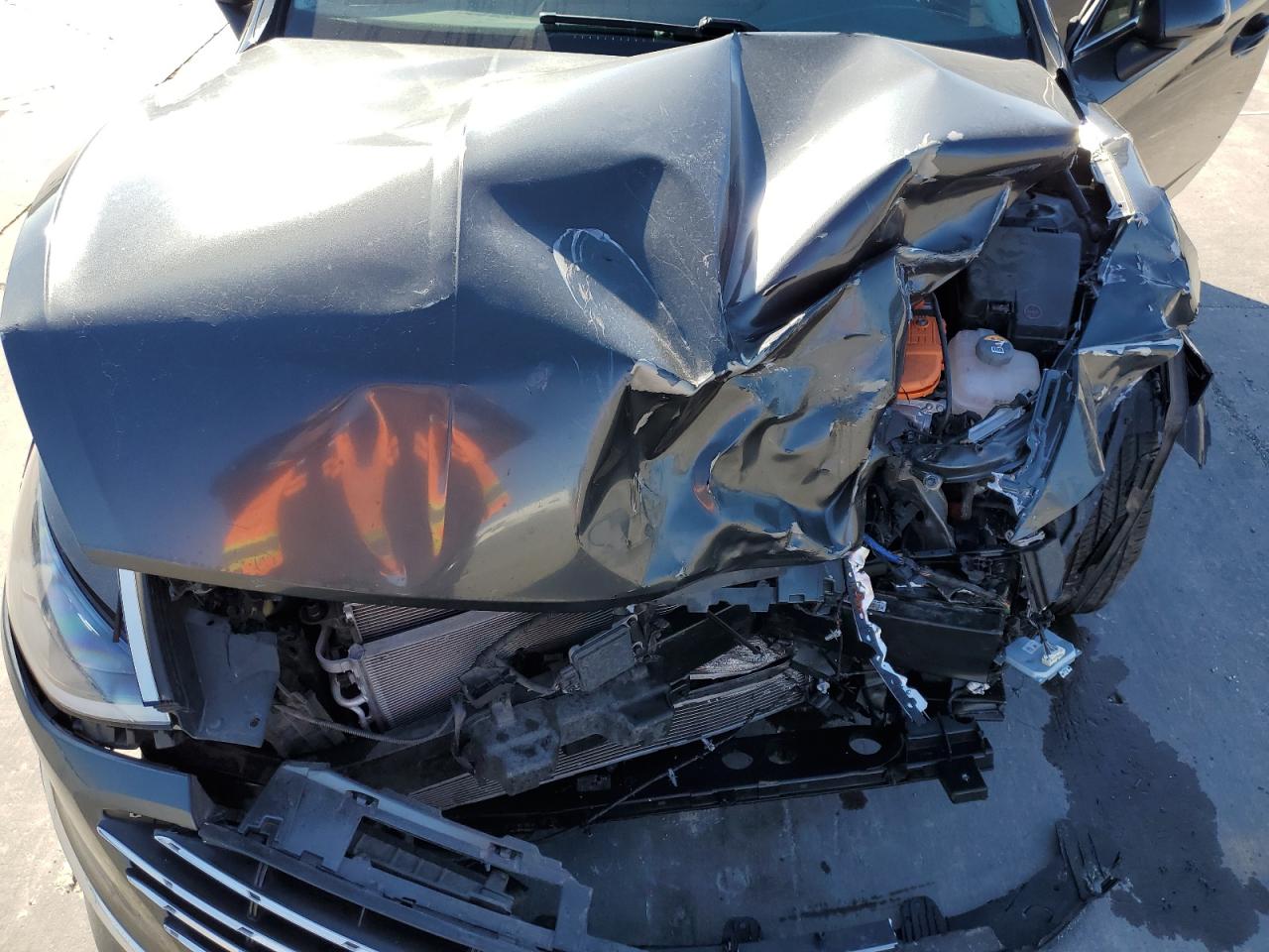 2021 Hyundai Sonata VIN KMHL24JJ3MA036203 Copart auction photo, all over damage thumbnail 12