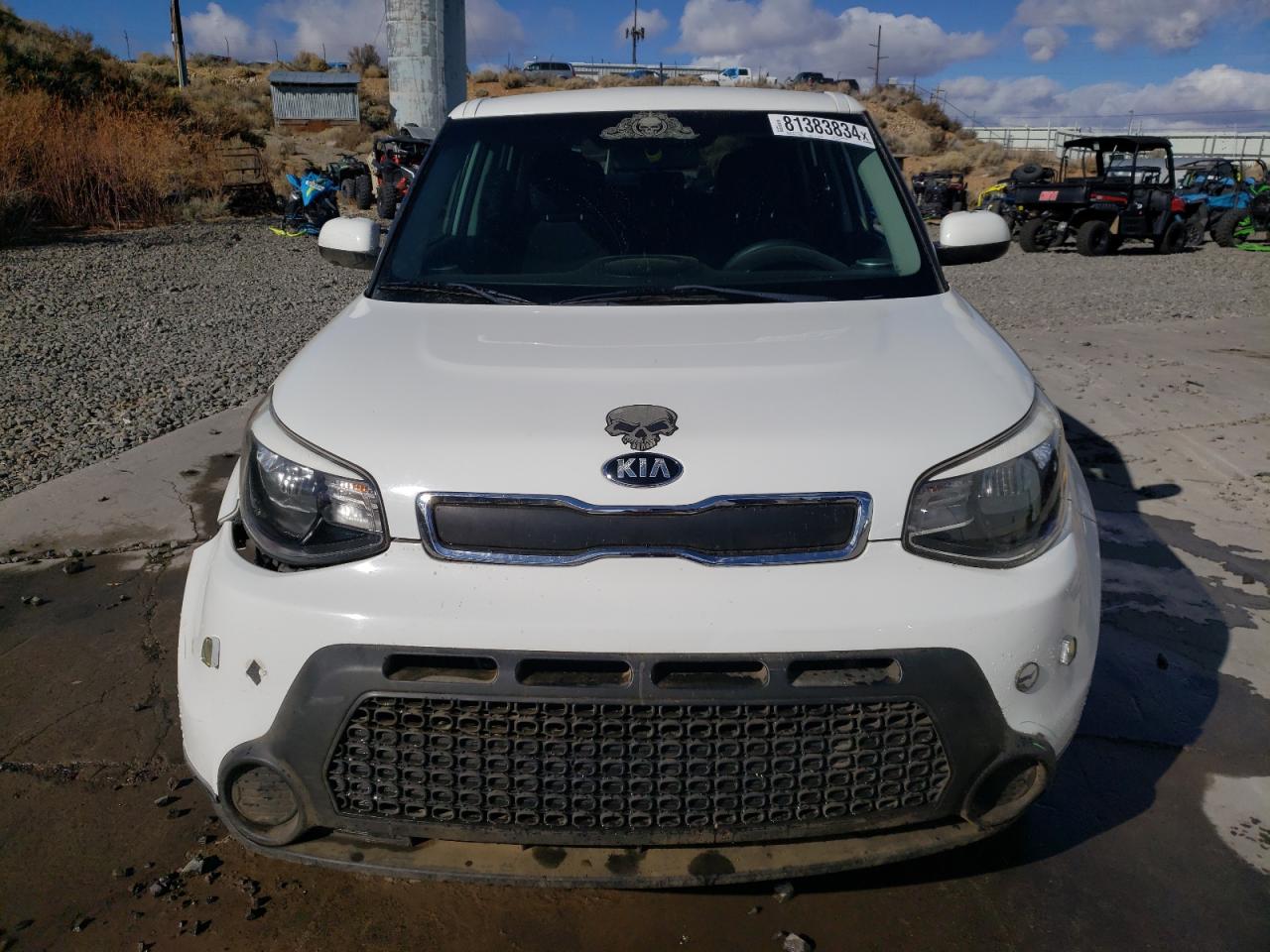 2016 KIA Soul VIN KNDJN2A23G7327852 Copart auction photo, vandalism damage thumbnail 5