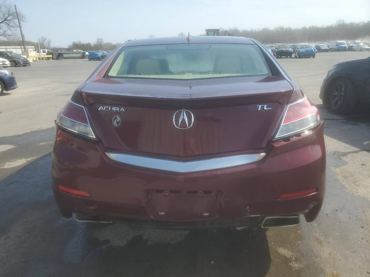2012 Acura TL VIN 19UUA8F52CA016636 Copart auction photo, front end / rear end damage thumbnail 6