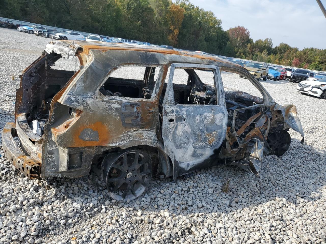 2019 Dodge Journey VIN 3C4PDDEG4KT694777 Copart auction photo, burn damage thumbnail 3