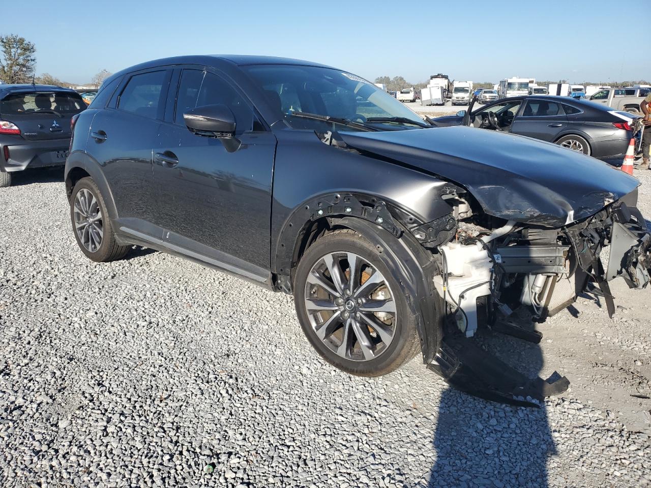2019 Mazda CX-3 VIN JM1DKFD77K0447529 Copart auction photo, front end damage thumbnail 4