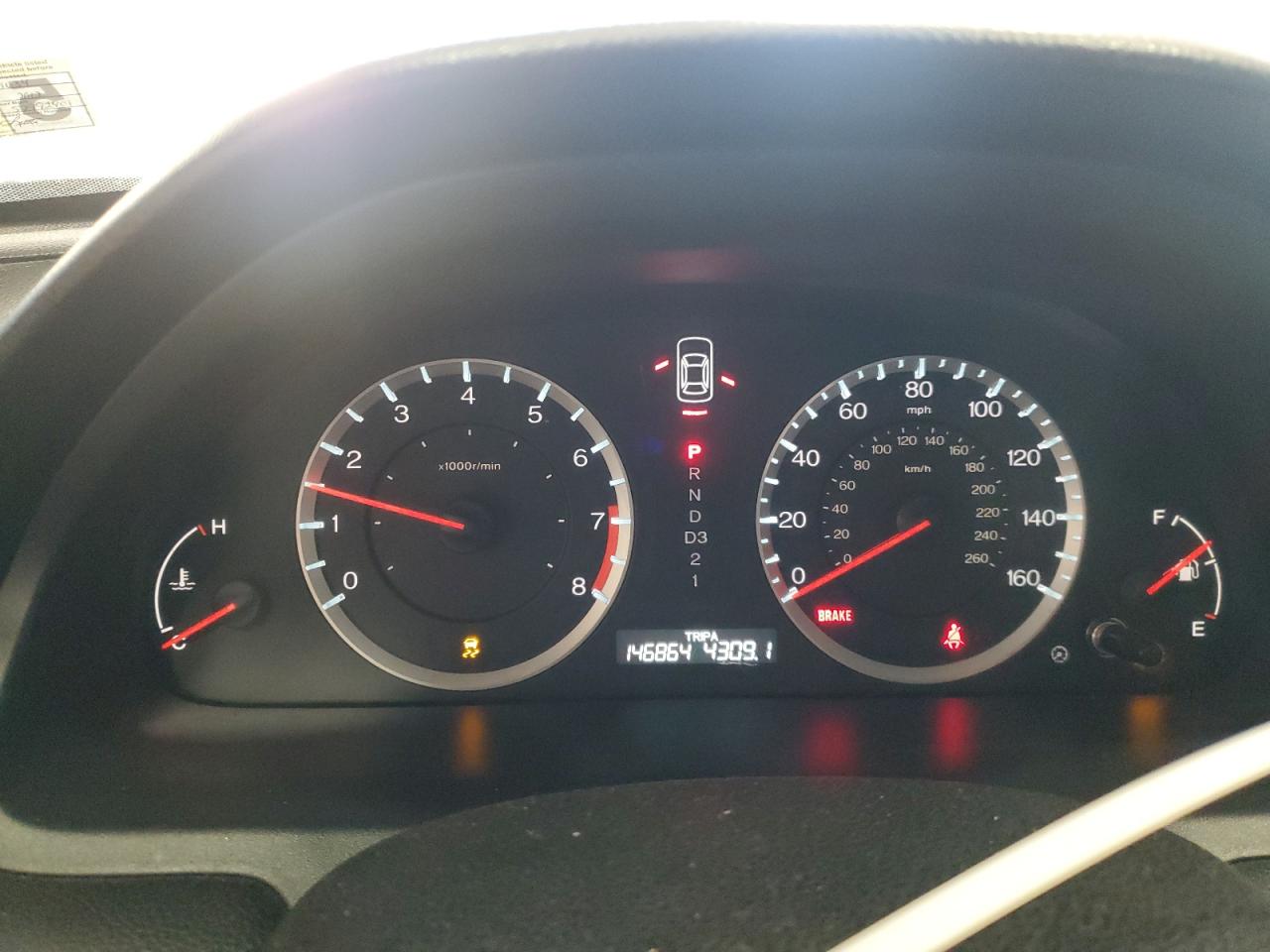 2012 Honda Accord VIN 1HGCP2F68CA224634 Copart auction photo, top/roof damage thumbnail 9