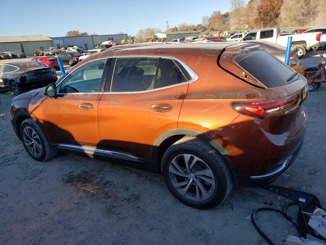 2021 Buick Envision VIN LRBFZNR40MD138928 Copart auction photo, minor dent/scratches / stripped damage thumbnail 2