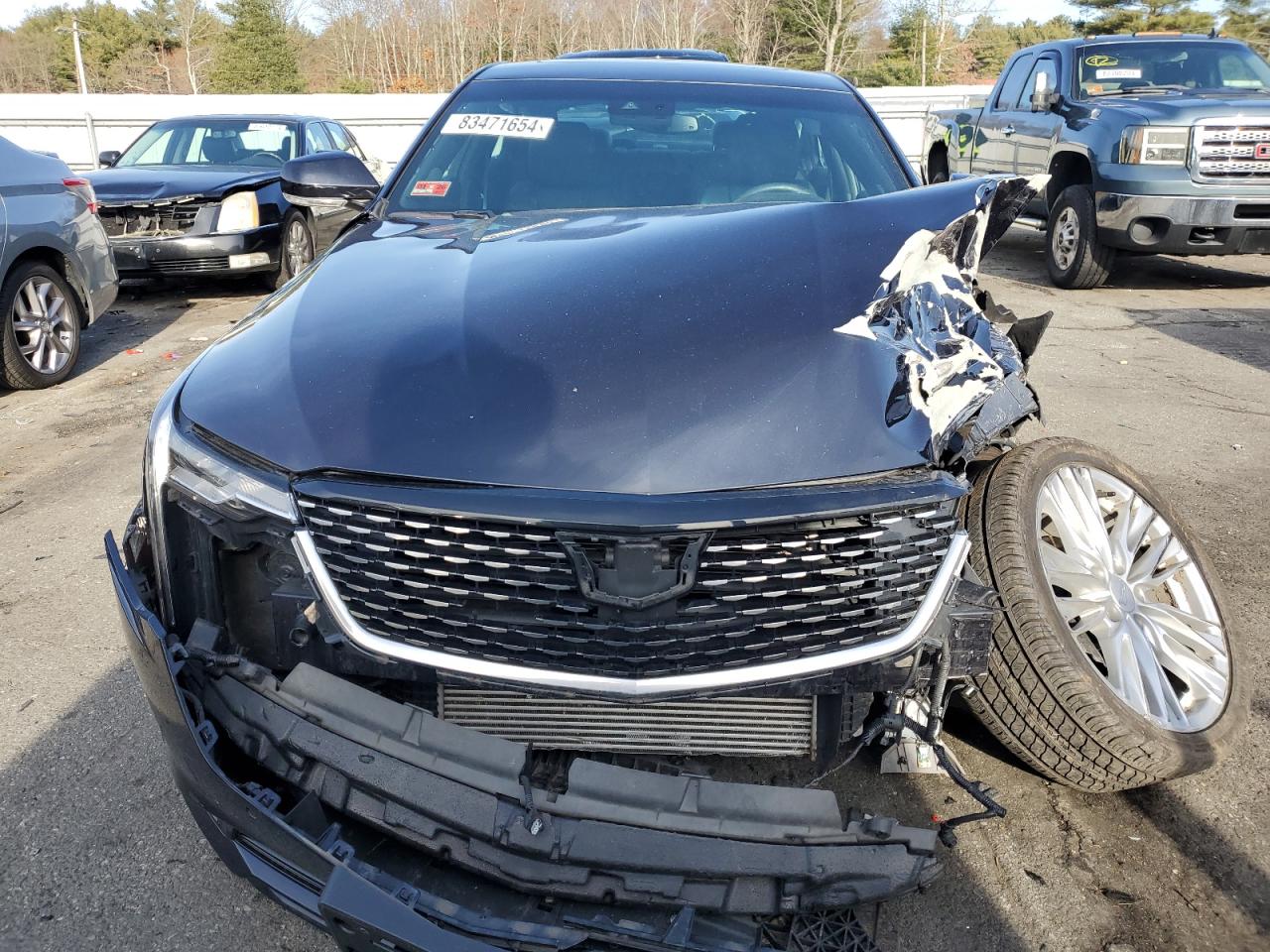 2021 Cadillac CT4 VIN 1G6DF5RK9M0124813 Copart auction photo, front end / minor dent/scratches damage thumbnail 5