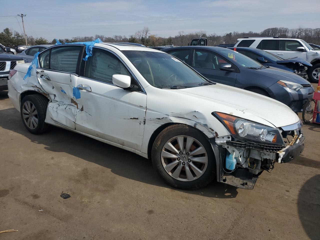 2012 Honda Accord VIN 1HGCP2F8XCA137626 Copart auction photo, all over damage thumbnail 4