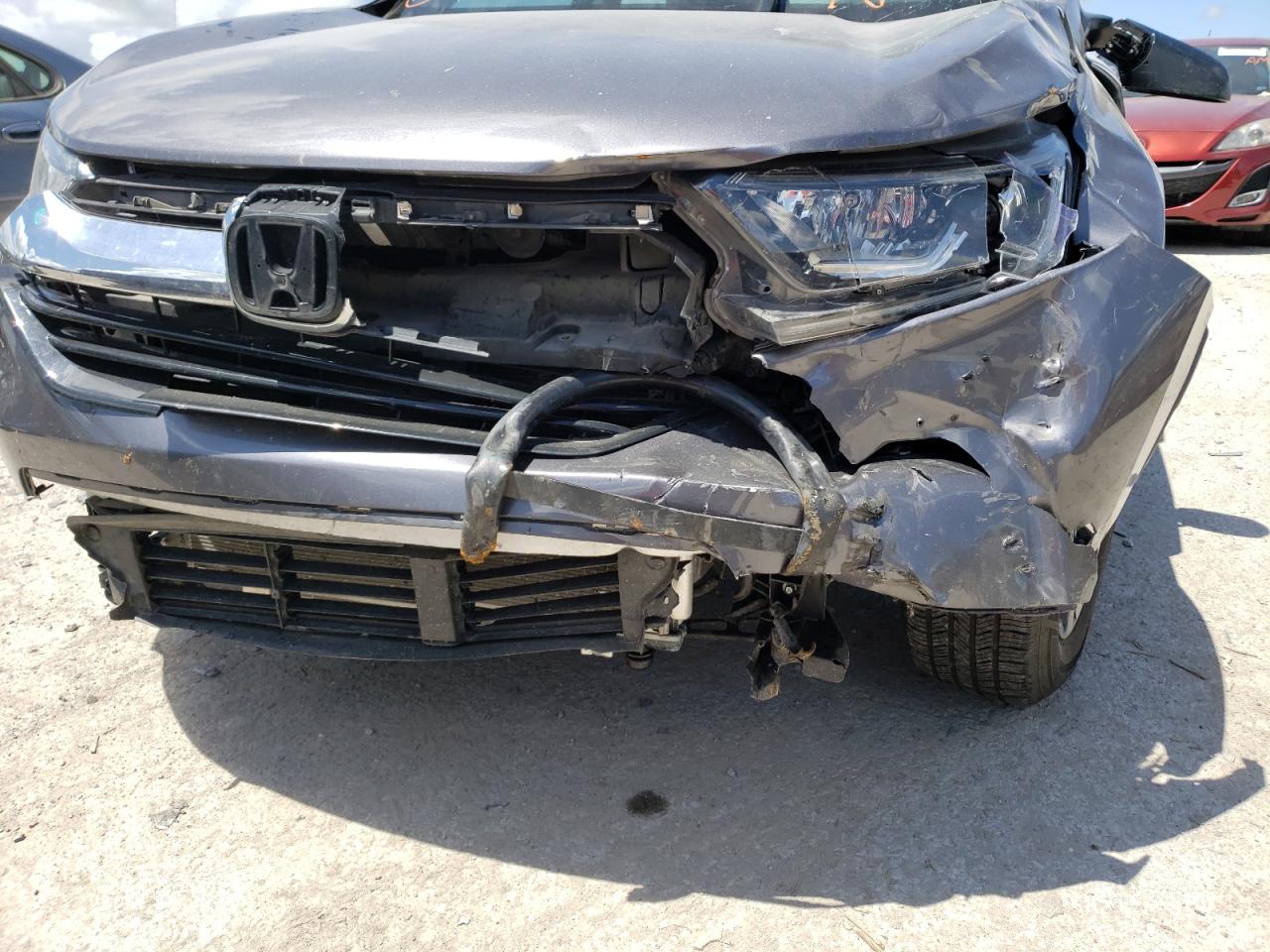 2018 Honda CR-V VIN 5J6RW6H32JL003483 Copart auction photo, front end damage thumbnail 9