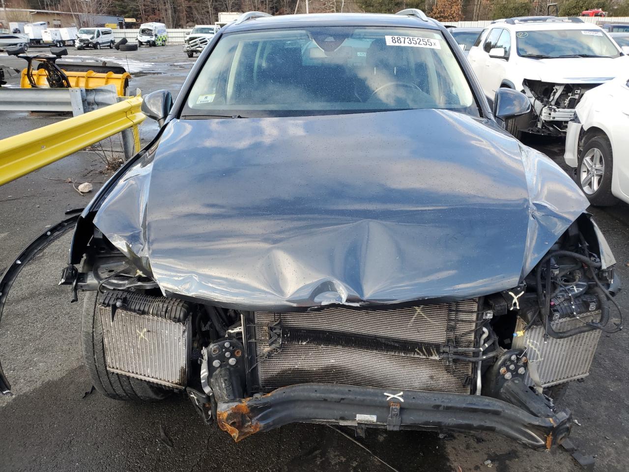 2016 Volkswagen Touareg VIN WVGEP9BP1GD007036 Copart auction photo, front end damage thumbnail 5