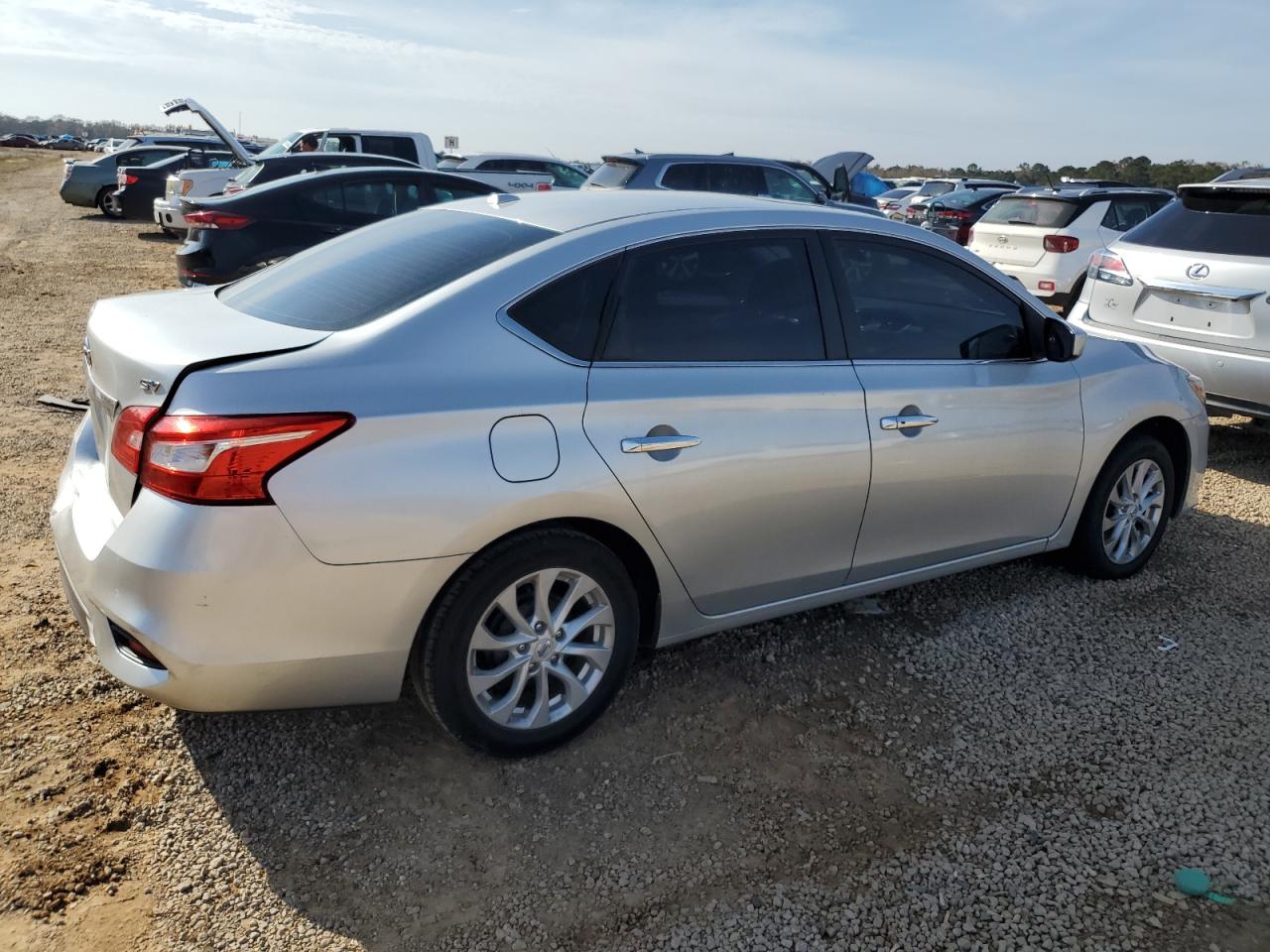 2017 Nissan Sentra VIN 3N1AB7AP1HY291163 Copart auction photo, rear end / minor dent/scratches damage thumbnail 3