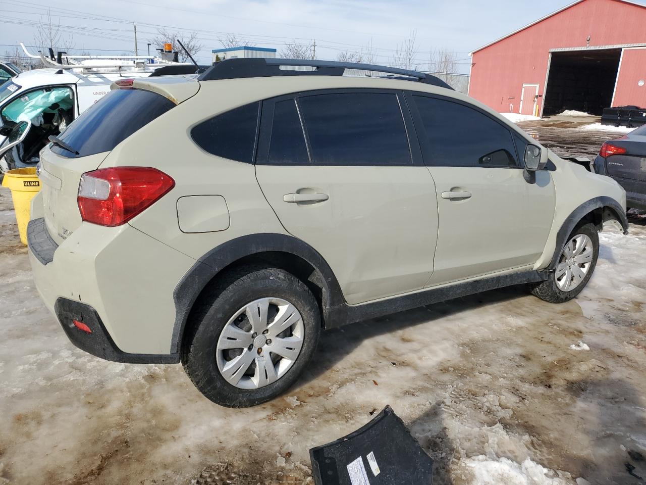 2013 Subaru XV VIN JF2GPACC2D2869605 Copart auction photo, front end / side damage thumbnail 3